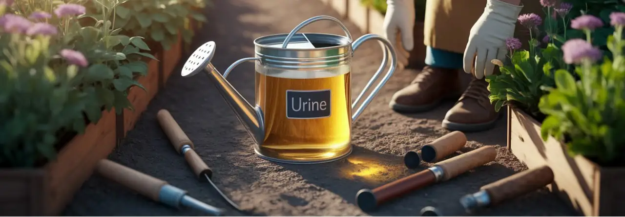 L&rsquo;urine, de l&rsquo;or liquide pour votre jardin